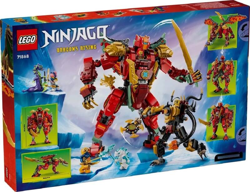 Lego 71868 Ninjago Grande Dragão Robo Mecânico Transformável de
